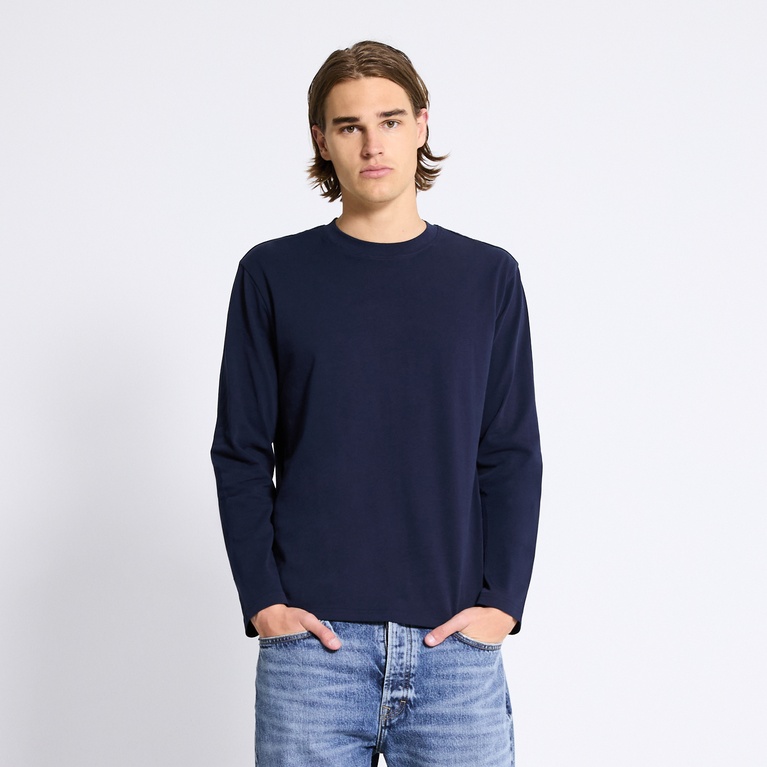 Long sleeve tee "Lion" Navy
